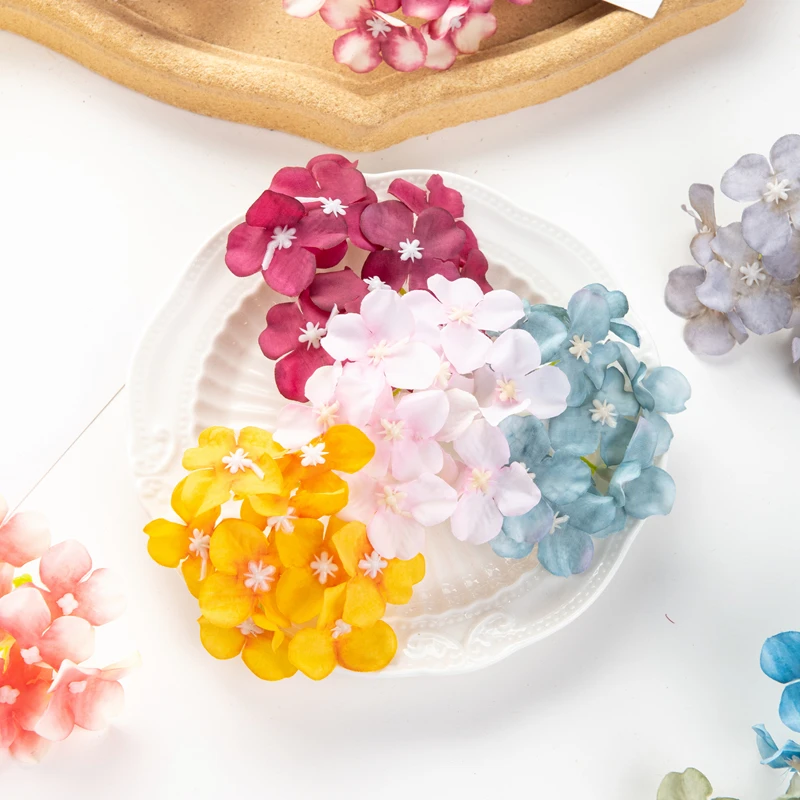 10 Stück Künstliche Blumen Großhandel Hochzeit Outdoor Garten Rosenbogen Heimdekoration Girlanden Geschenkbox Künstliche Seidenhortensien – Detail 15