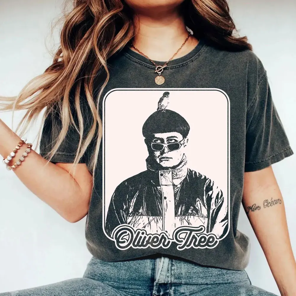 Oliver Tree Memorial Shirt RIP Oliver Tree Tribute T-shirt Woman Man Alternative Music Fan Graphic T Shirt Washed Retro Tops Tee