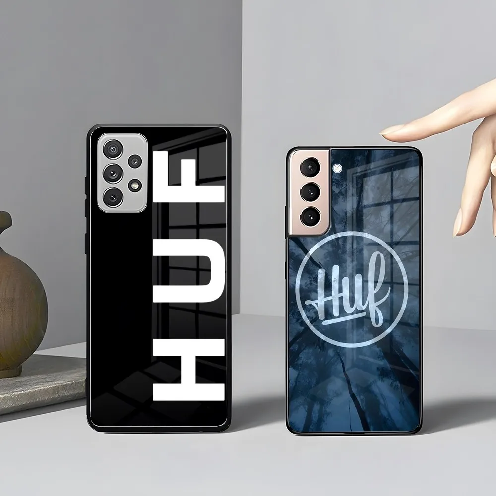 American Skate HUF HUFSF Phone Case For Samsung A54 14 81 A71 A21 A20 A31 A12 A51 A40 A50 A42 A52 A22 A10 A32 33 A30 Back Glass