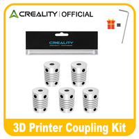 Creality Flexible Couplings 5mm to 8mm NEMA 17 Shaft Coupler for Creality 3D Printer CR-10 CR-10S S4 S5 Makerbot RepRap Prusa i3