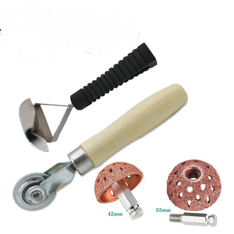 

Car Tire Repair Toolkit Patch Tool Grinder Grinding Head Compaction Roller Patch Tire Tire Cleaning Scraper