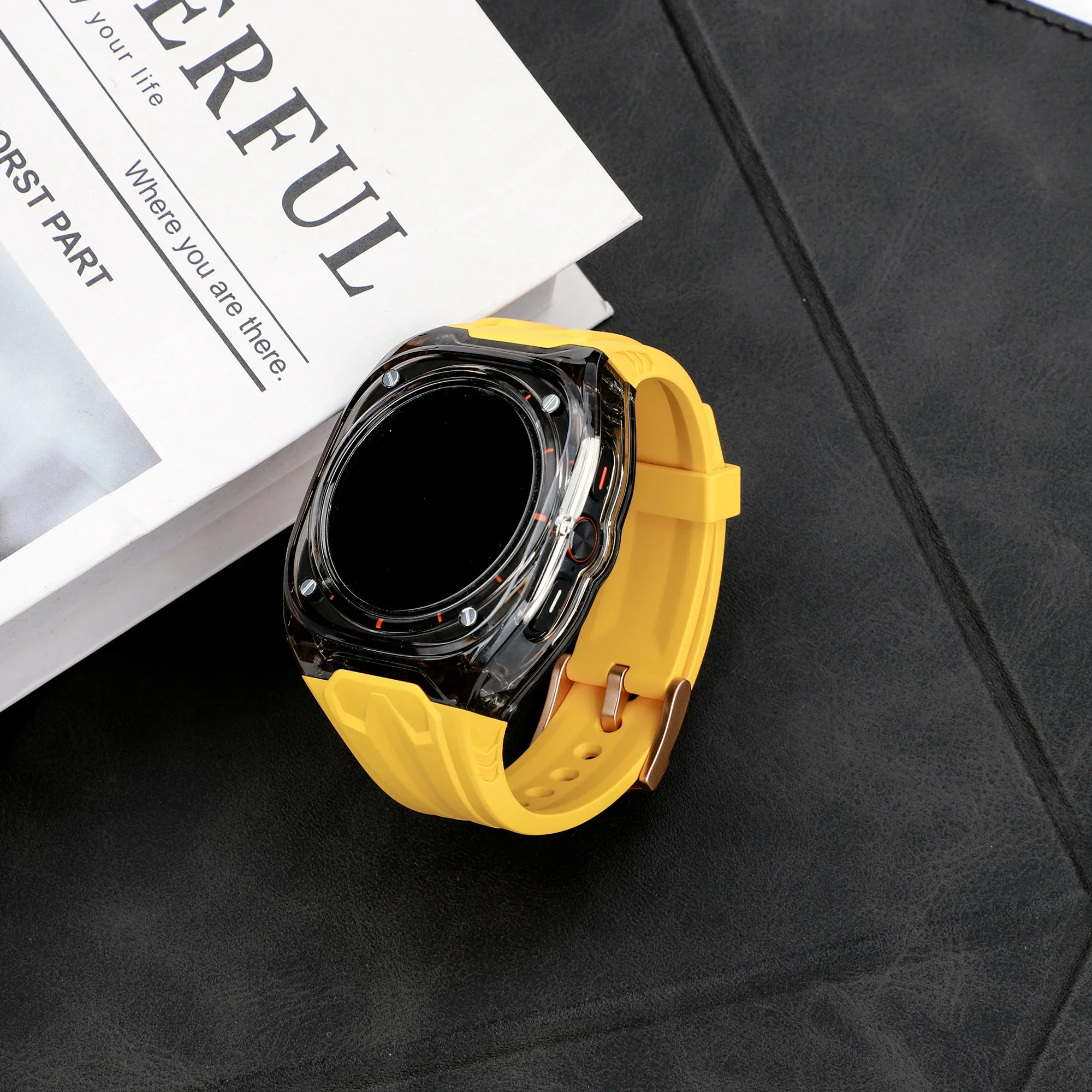 New Case+TPU Strap For Samsung Galaxy Watch Ultra 47mm Integrated Modified Bracelet Wristband For Galaxy Watch Ultra 2025
