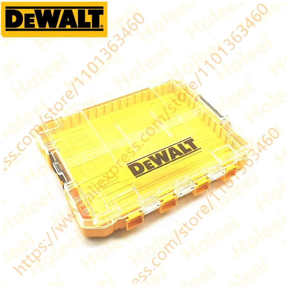 DeWalt-オリジナルのツールボックス,タフなケース,アクセサリー収納ツール,ドリルビットの組み合わせ,積み重ね可能