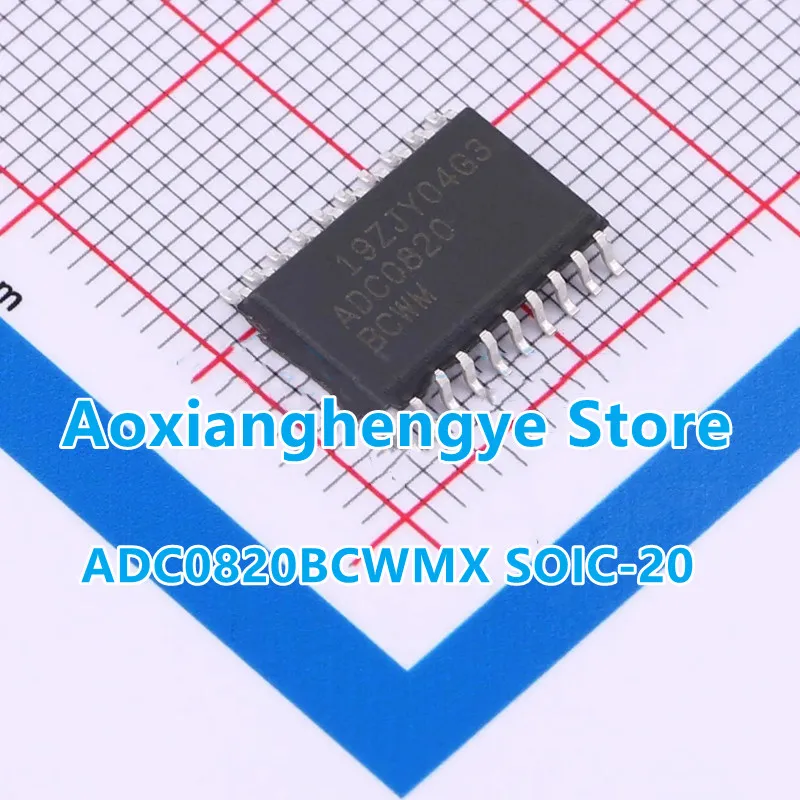 1PCS ADC0820BCWM ADC0820BCWMX SOIC-20 8-Bit High Speed Compatible A/D Converter with Track/Hold Function