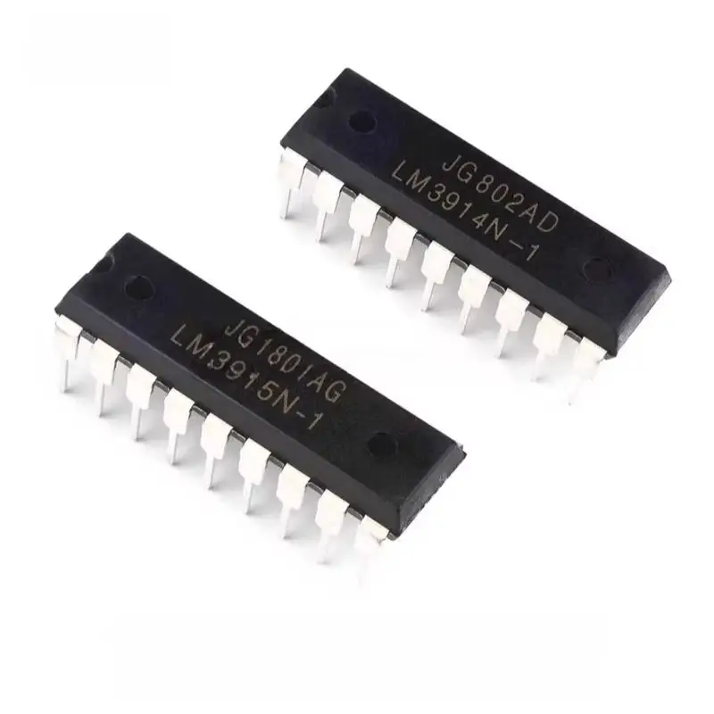 10 Stück direkt einsetzbare LM3914N/3915N Spannungskomparatoren, häufig verwendeter IC-Chip DIP-18 für Stromanzeigetafeln – Detail 2