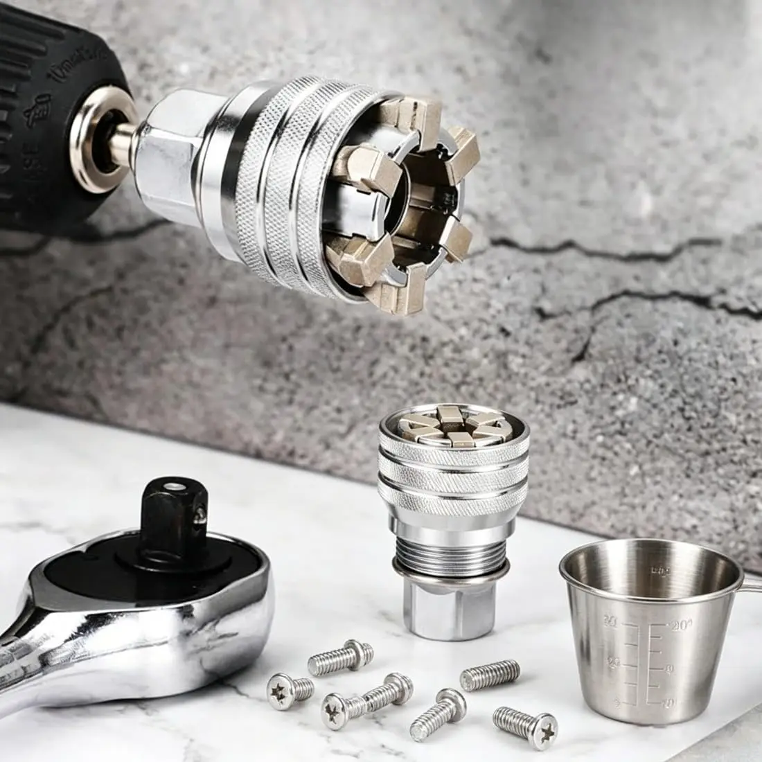 Universal Socket Wrench Multi-function Universal Socket Wrench Tool Socket Tool for 3/8" Drive Ratchet Torque Power Drill - view 3