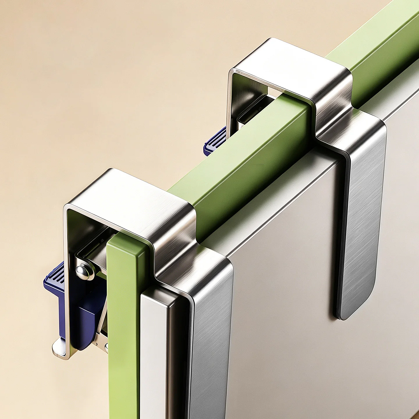 Schnellspann-Schubladen-Installationsklemme aus Edelstahl, Paneelhalter-Clip für Schrankmontage, Holzbearbeitungs-Montagevorrichtung, Werkzeug – Detail 7