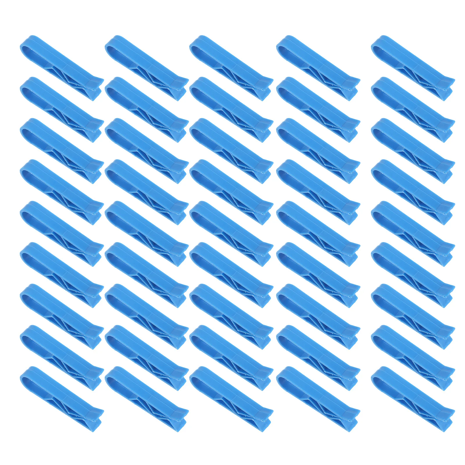 

50Pcs Plastic Garbage Bag Clips Strong Trash Can Clips for Secure Bag Holding in Kitchen Bathroom Hotel Hospital Use