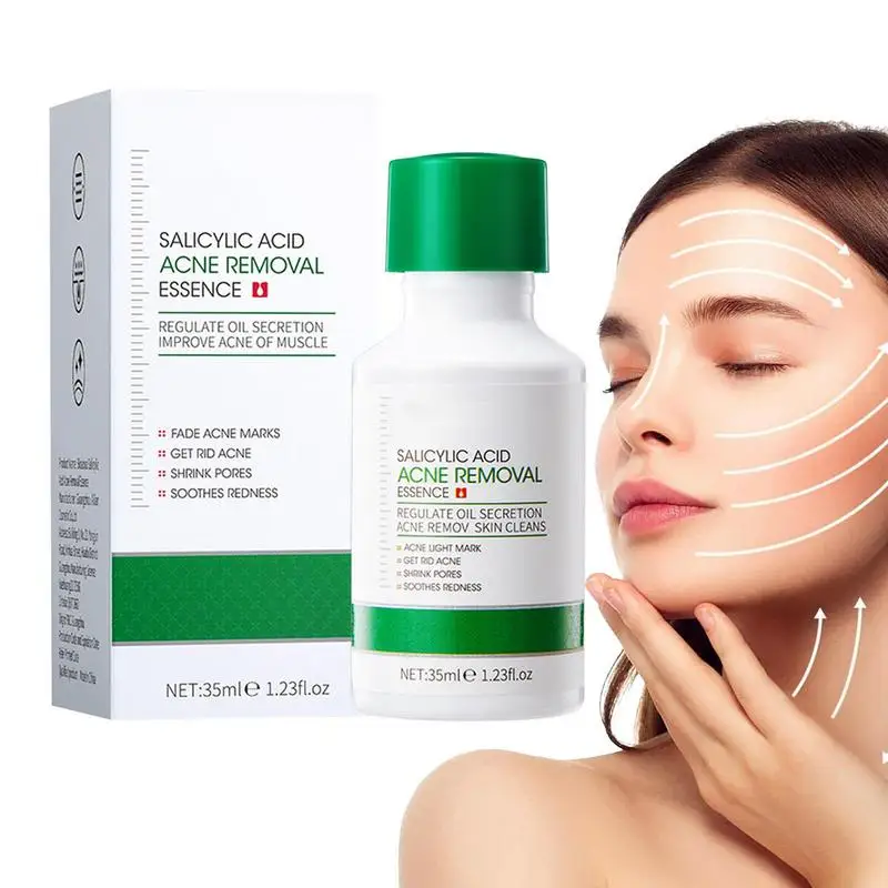 35 مللي BHA حمض جوهر المسام تقلص البقع الداكنة تبييض الوجه مصل تقليص المسام أمبولة مكافحة حب الشباب التجدد #6