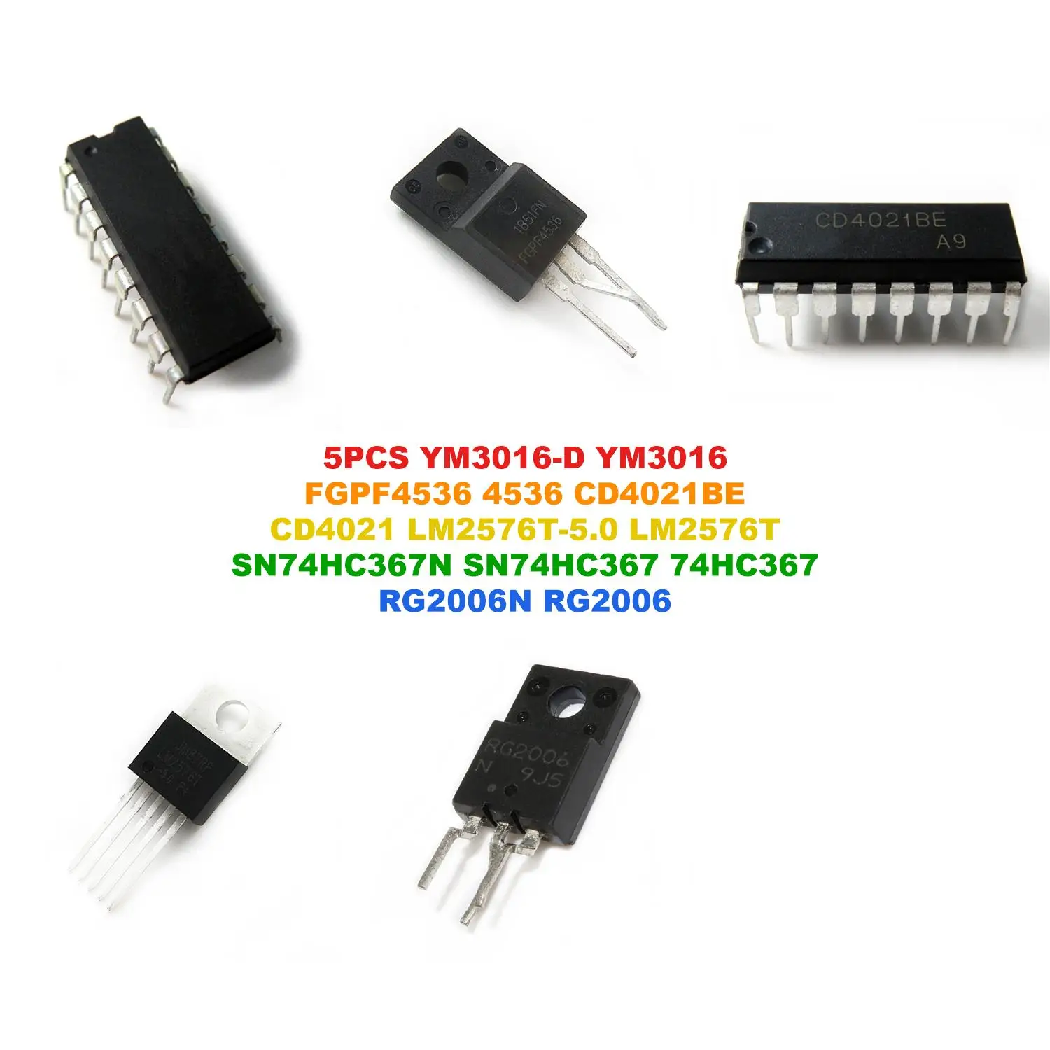 YM3016-D YM3016 FGPF4536 4536 CD4021BE CD4021 LM2576T-5.0 LM2576T SN74HC367N SN74HC367 74HC367 RG2006N RG2006