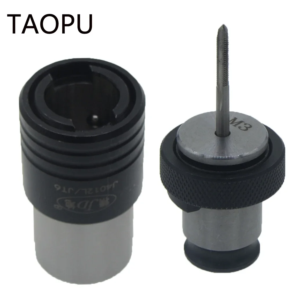 J4012 Quick Change Tapping Chuck Without Torque Protection Tap Tool Holder Collet b12 b16 b18 JT6 Range of Tapping M3M12