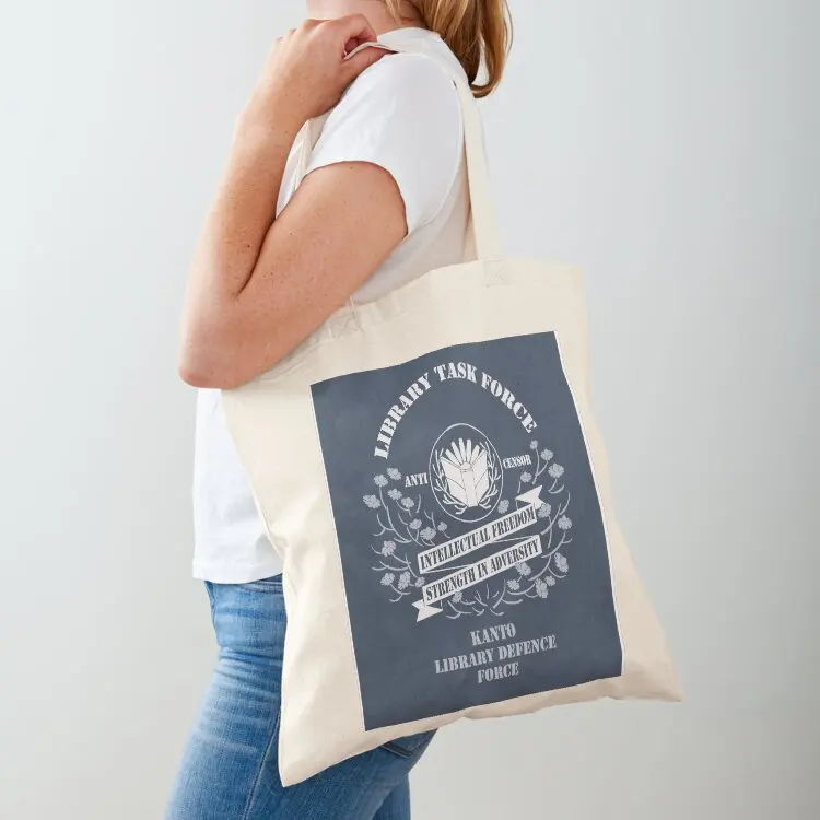 

Library Task Force Tote Bag university shopper bag Woman shopper bag Big