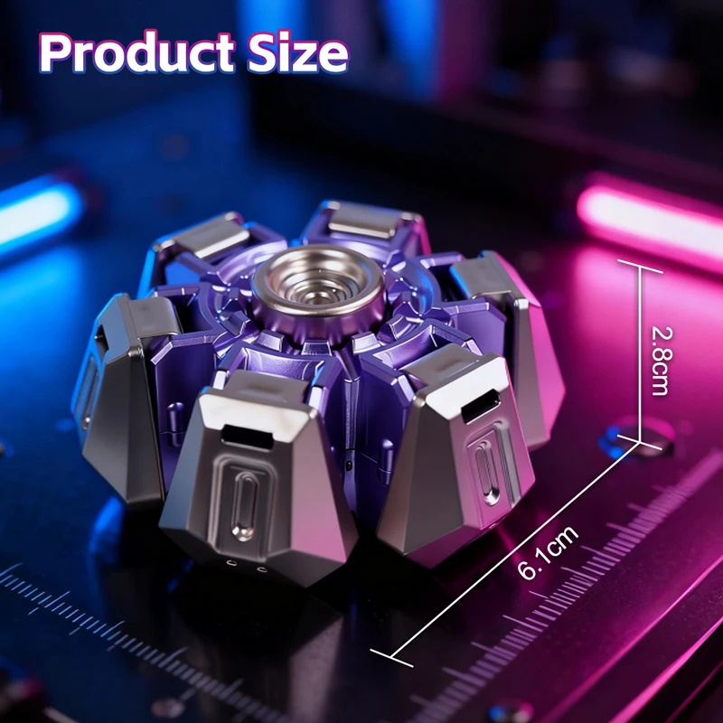 Spinner à main créatif EDC, jouet anti-Stress, bricolage, Gyroscope rotatif du bout des doigts, jouets Fidget pour enfants et adultes, cadeaux d'anniversaire