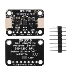 DPS310 3.3V 5V Precision Barometric Pressure and Altitude Sensor Temp Sensor Support for STEMMA QT Qwiic I2C & SPI interface