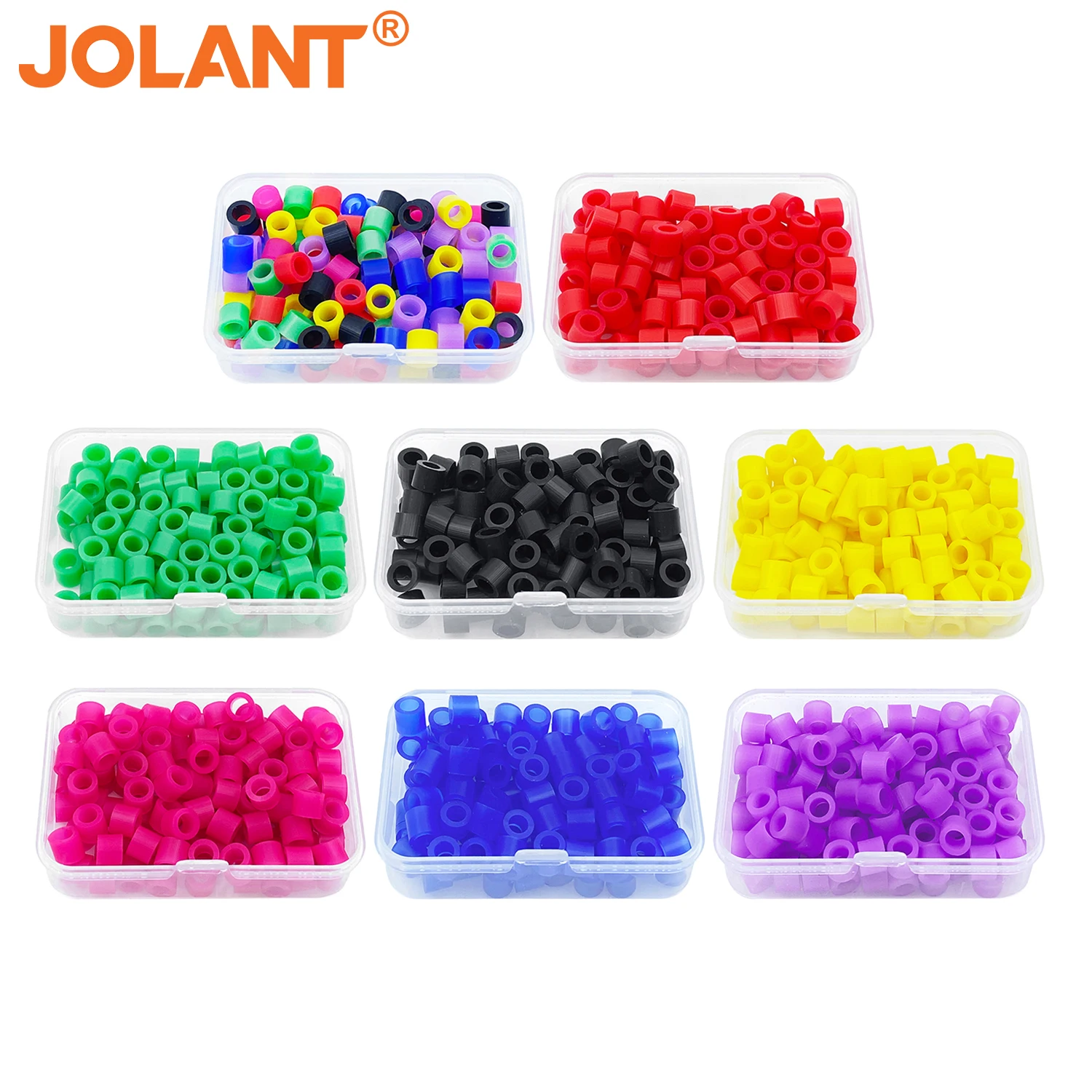 

JOLANT 100Pcs/Box Dental Color Code Ring Silicone Identification Circle Orthodontic Instrument Dentistry Material Autoclavable