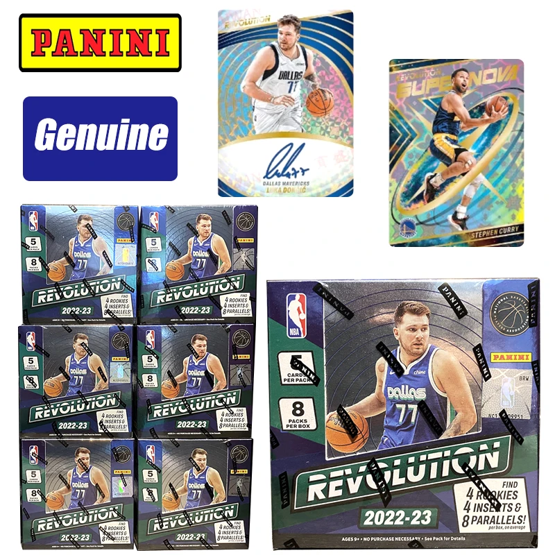 Panini 2021-22 Revolution Hobby Genuine Basketball Star Game Toys Collection Card Blind Box Christmas Birthday Gift Whole Box