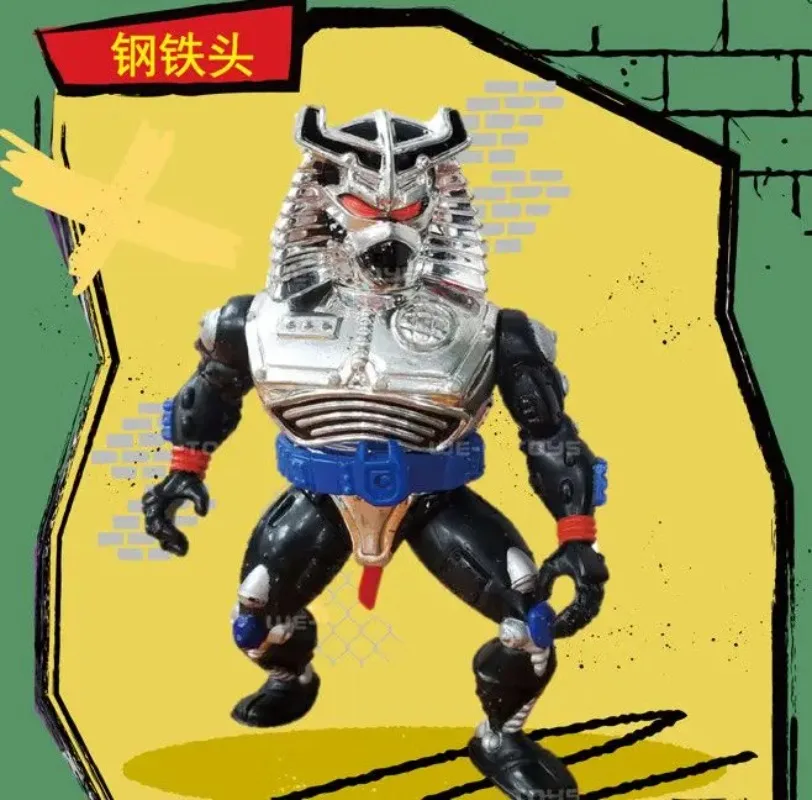 Figurines de jeu Anime pour adolescents, tortues Ninja mutantes, tyrannosaure, queue de fourmi, tête en acier, Collection d'ornements, nouvelle collection
