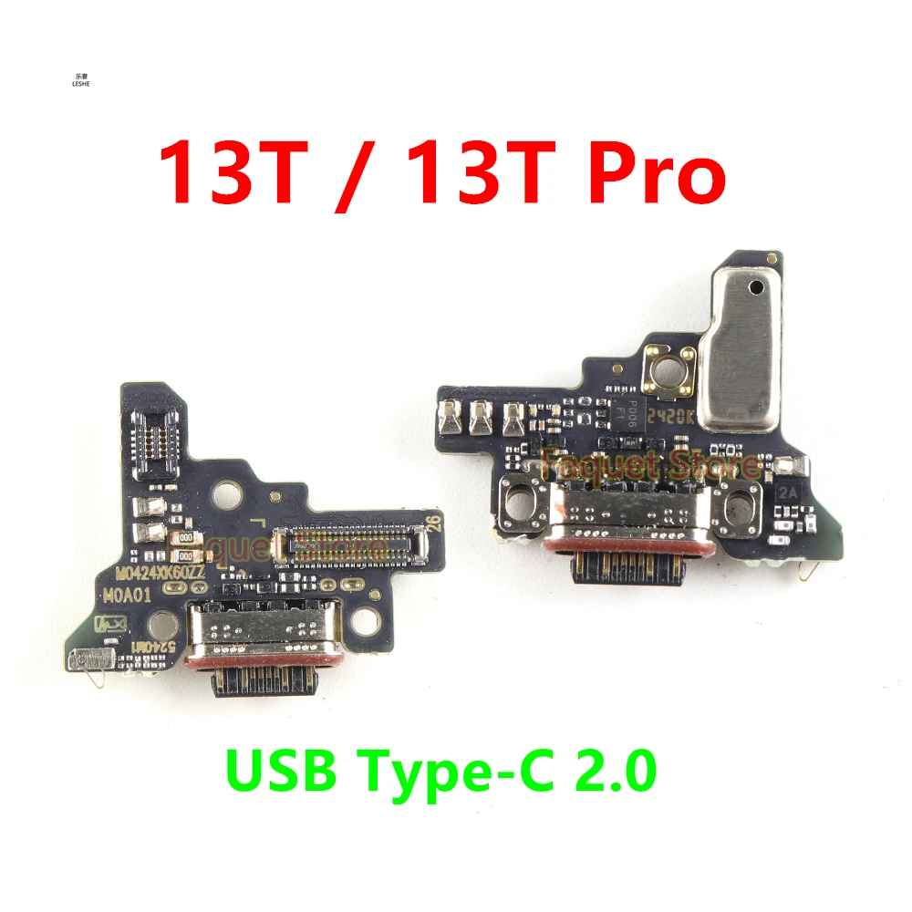

USB Type-C 2.0, плата зарядки OTG для Xiaomi 13T / 13T Pro, порт зарядного устройства, док-станция, гибкий кабель, запасные части