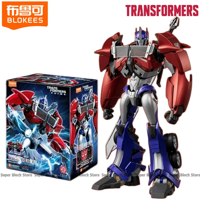 Blokees Building Block Man Transformers ACTION EDITION Optimus Prime TFP Model Kits Anime Action Figure Assembly Toys Gifts