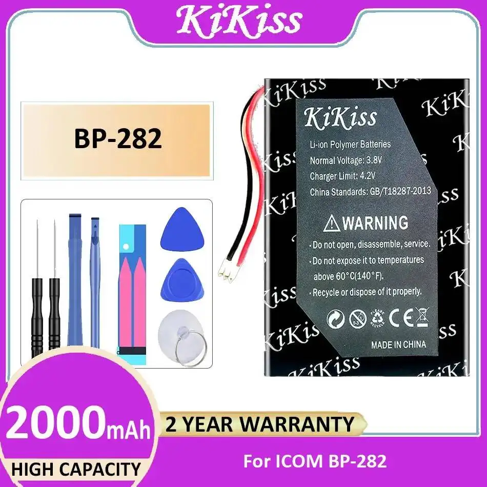 

2000 мАч для Icom BP-282 сменная батарея для двусторонней радиосвязи премиум-класса