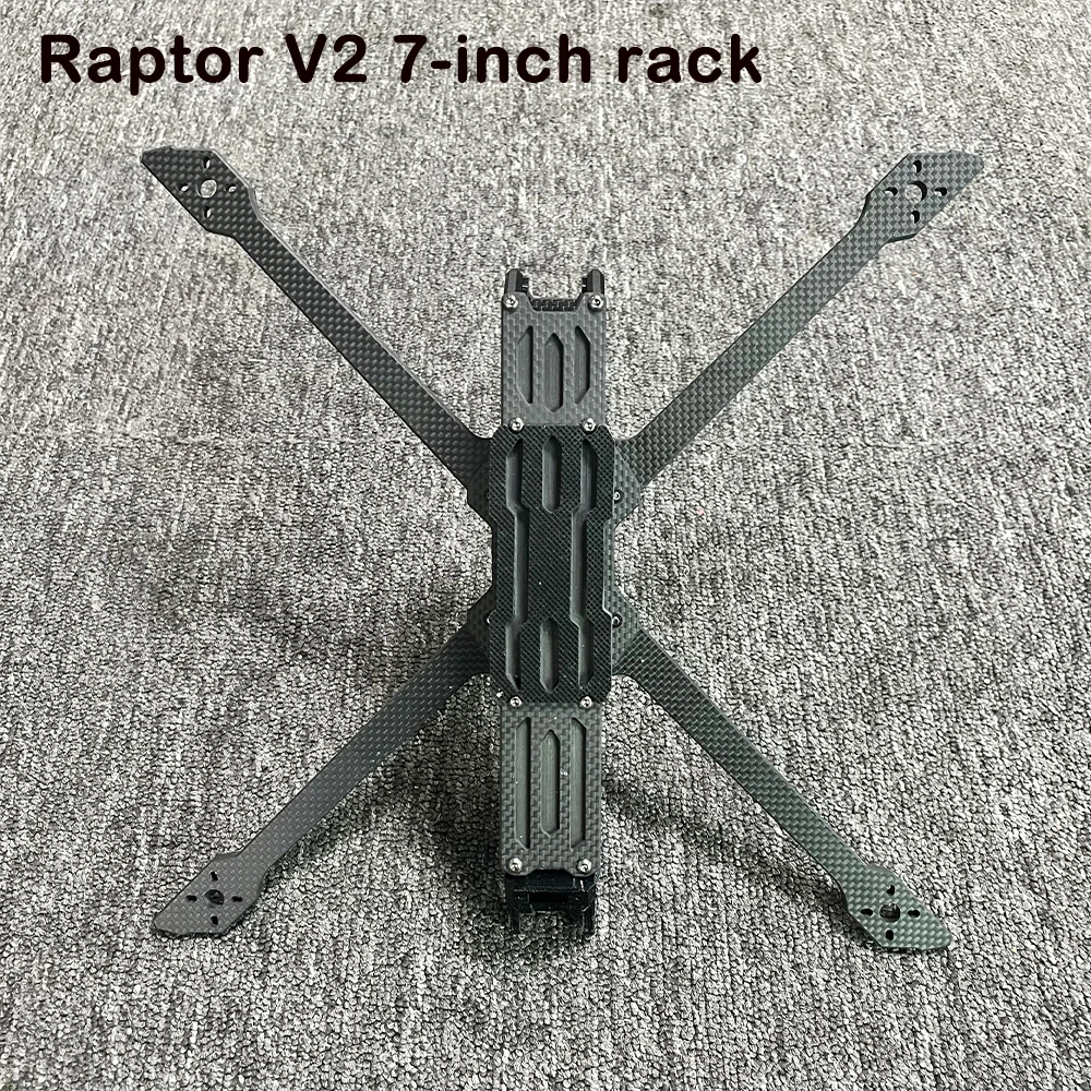 

Raptor 7 inch 365mm Frame 3-6S 3K Carbon Fiber 6mm Arm RC Freestyle FPV F405 V4 55A Propeller 7040 Long Range Drones DIY Parts