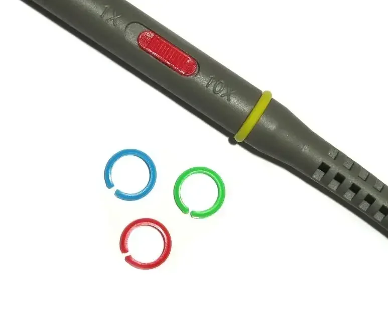2Pcs/Lot Oscilloscope Probe P6100 100MHz X1 X10 Oscilloscope Clip Probe 100% Brand New High Quality