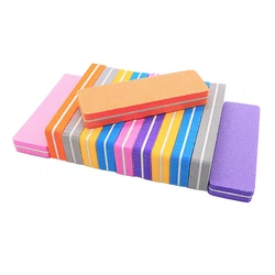 5pcs Sponge Block Nail File 180/240 Nail Buffer Gel Polish Lime a Ongle Sanding Buffer Manicure Tools Supplier Pedicure Buffers
