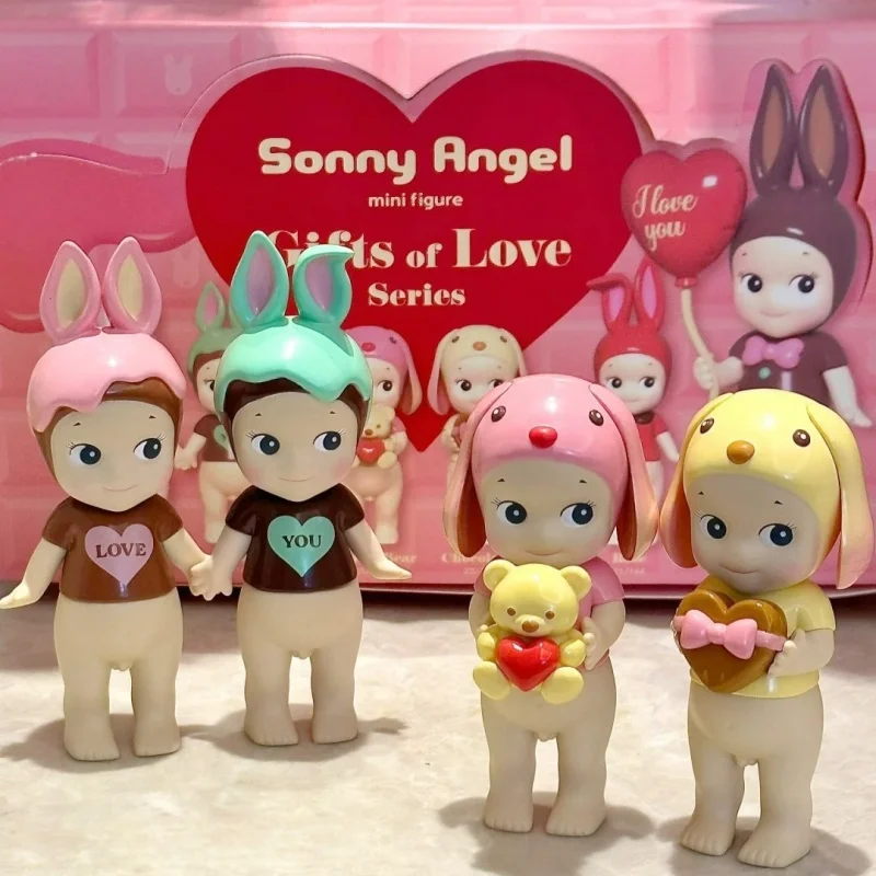 

Hot Sonny Angel Gifts Of Love Series Blind Box Model Limited Collection Figure Cartoon Desktop Decor Toy Valentine'S Day Gift