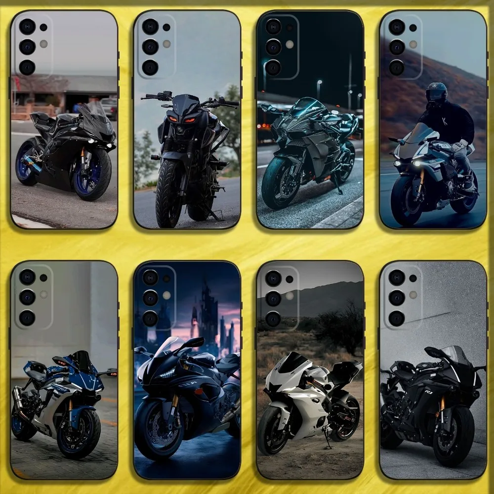 Bike Moto Y-Yamahaes-S Cool Phone Case For Samsung S25,S24,S21,S22,S23,S30,Ultra,S20,Plus,Fe,Lite,Note,10,9,5G Black Soft Cover