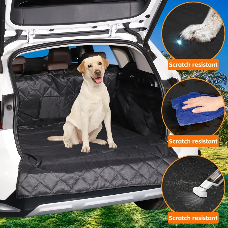 Dog Car Seat Cover Car Trunk Protector Waterproof Car Boot Mat Pet Transporter Pad Cargo Cape Liner For BMW X1 U11 2023-2024