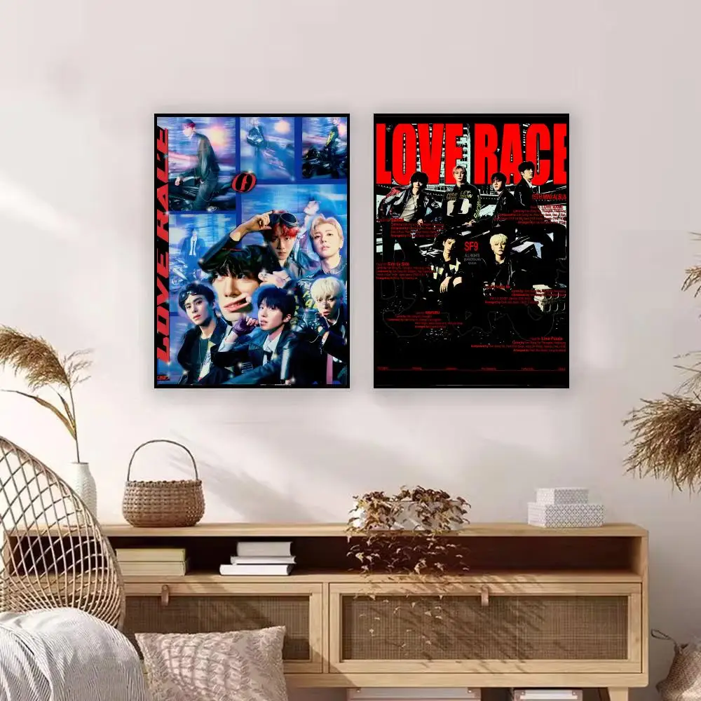 Music S-SF9 Poster Premium Art Wall Decor, Simple Ornament for Living and Leisure Areas