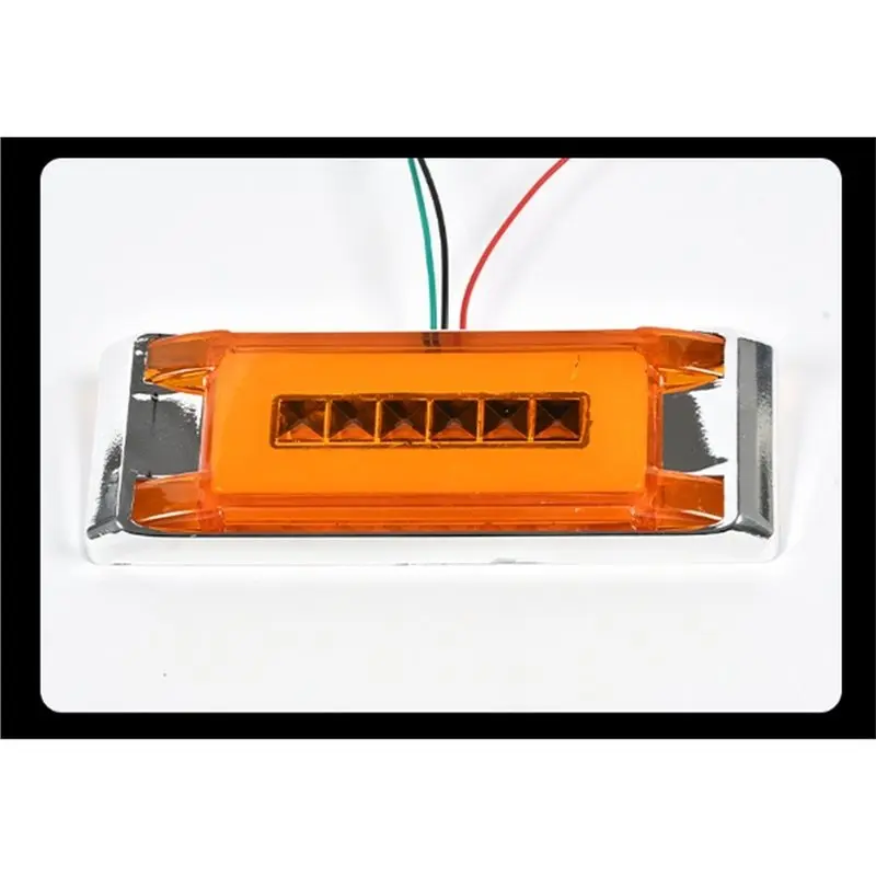 AASS-LED Side Marker Lights 4Pcs Turn Signal Indicator Running Light Rear Tail Light Clearance Lamp For Truck Trailer Bus Van