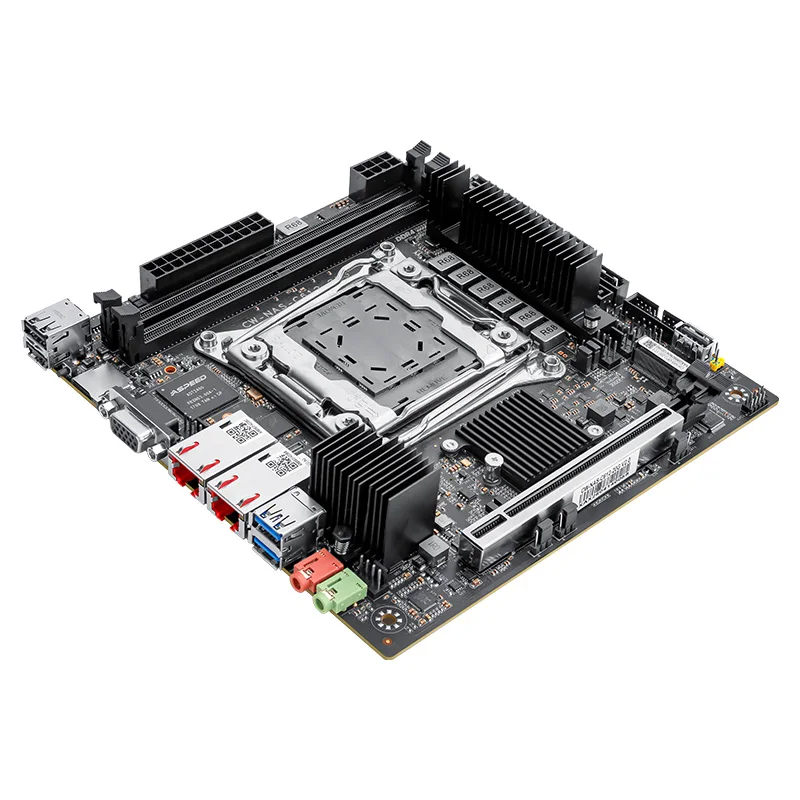 Topton Dual 10G NICs C612 ITX NAS Дънна платка Intel LGA2011-3 XEON E5 V4 Max 10*SATA 4*NVMe PCIE X16 Firewall Server Mainboard