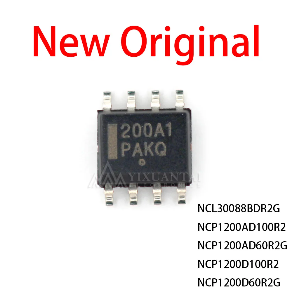 10pcs SOP8 SMD NCL30088BDR2G NCP1200AD100R2 NCP1200AD60R2G NCP1200D100R2 NCP1200D60R2G NCL30088 NCP1200 30088 1200