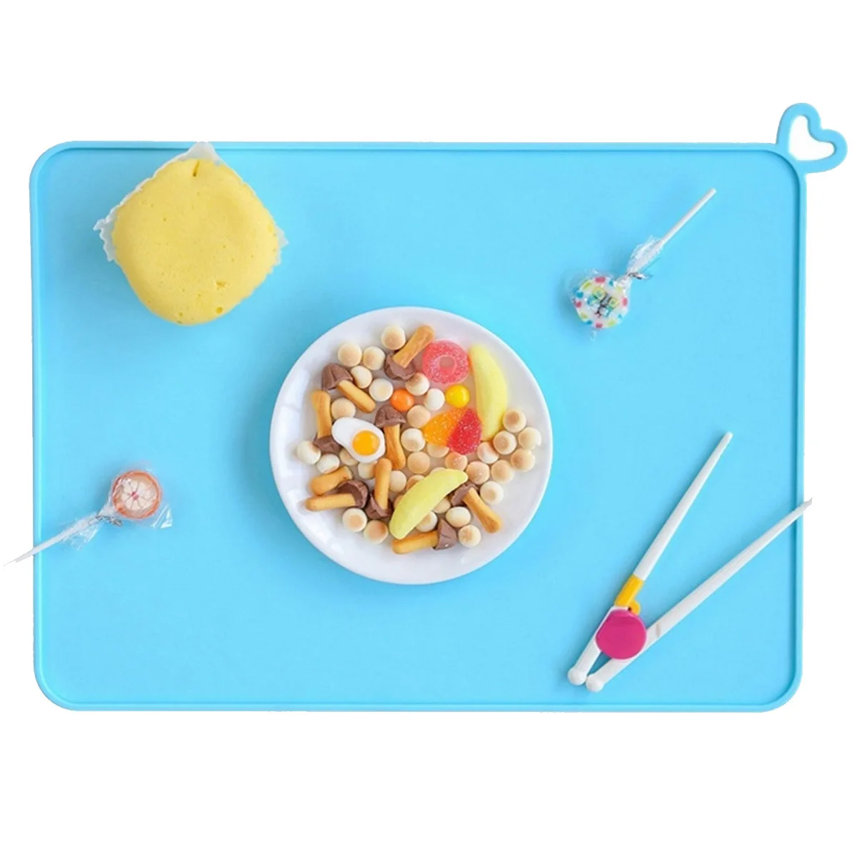 

Silicon Mat Insulate Dining Table Decor Kitchen Washable Place Tableware Supplies