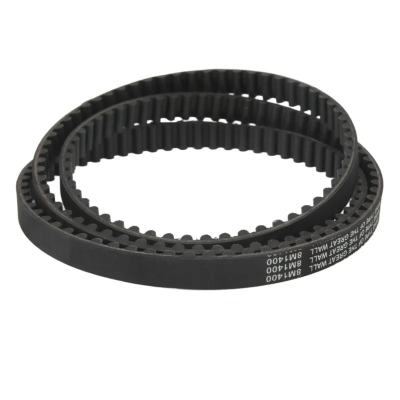 Drive Belt 1400mm Perimeter 13mm Width 8mm Tooth Spacing Rubber Synchronous Belt For Folding Bike