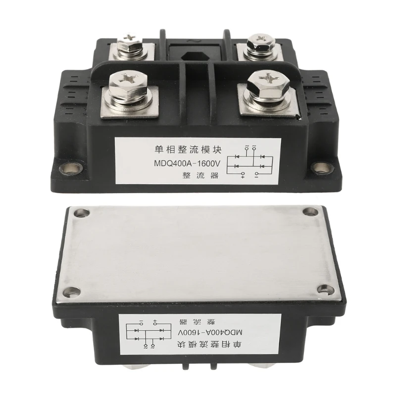 Single Phase Rectifier Bridge Module MDQ 400A 1600V High Power Diode Module 1 Phase Diode Metal Case Bridge Rectifier