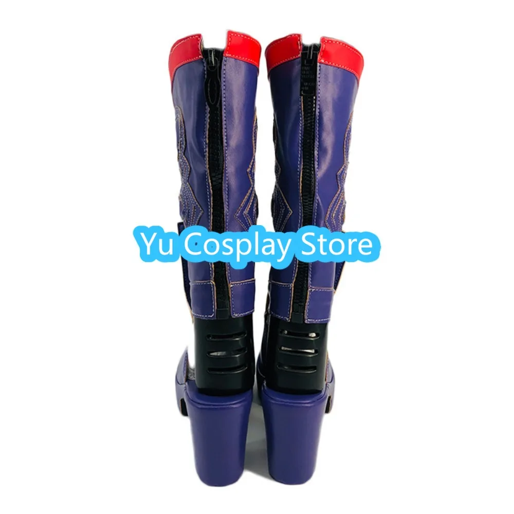 Yu コスプレストア チーメン コスプレシューズ アニメ パフォーマンス ハロウィン ロールプレイ シューズ ブーツ アニメゲーム コスチューム小道具 アニメ