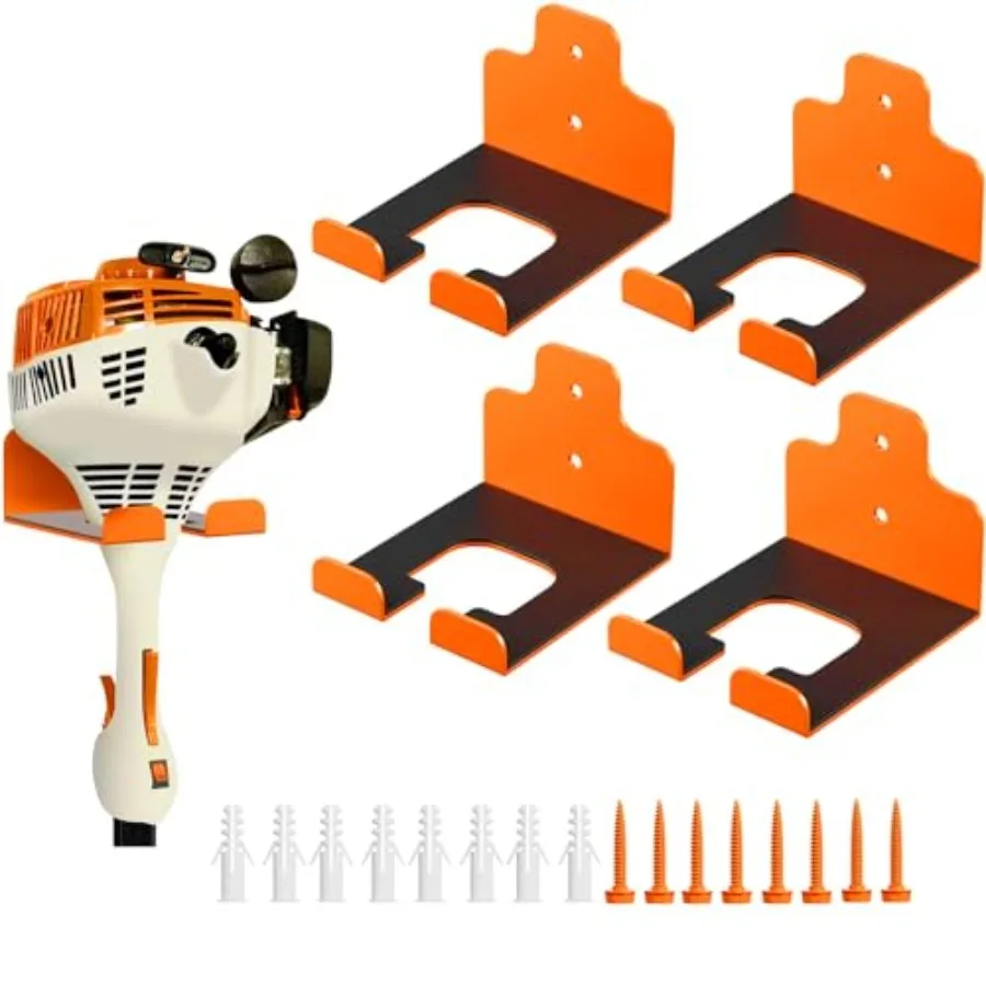 

Garage Organizer Trimmer Rack Garden Power Tool Hanger Weed Whackers Holder Wall Mounted for Grass Trimmer Hedge Trimmer Garage