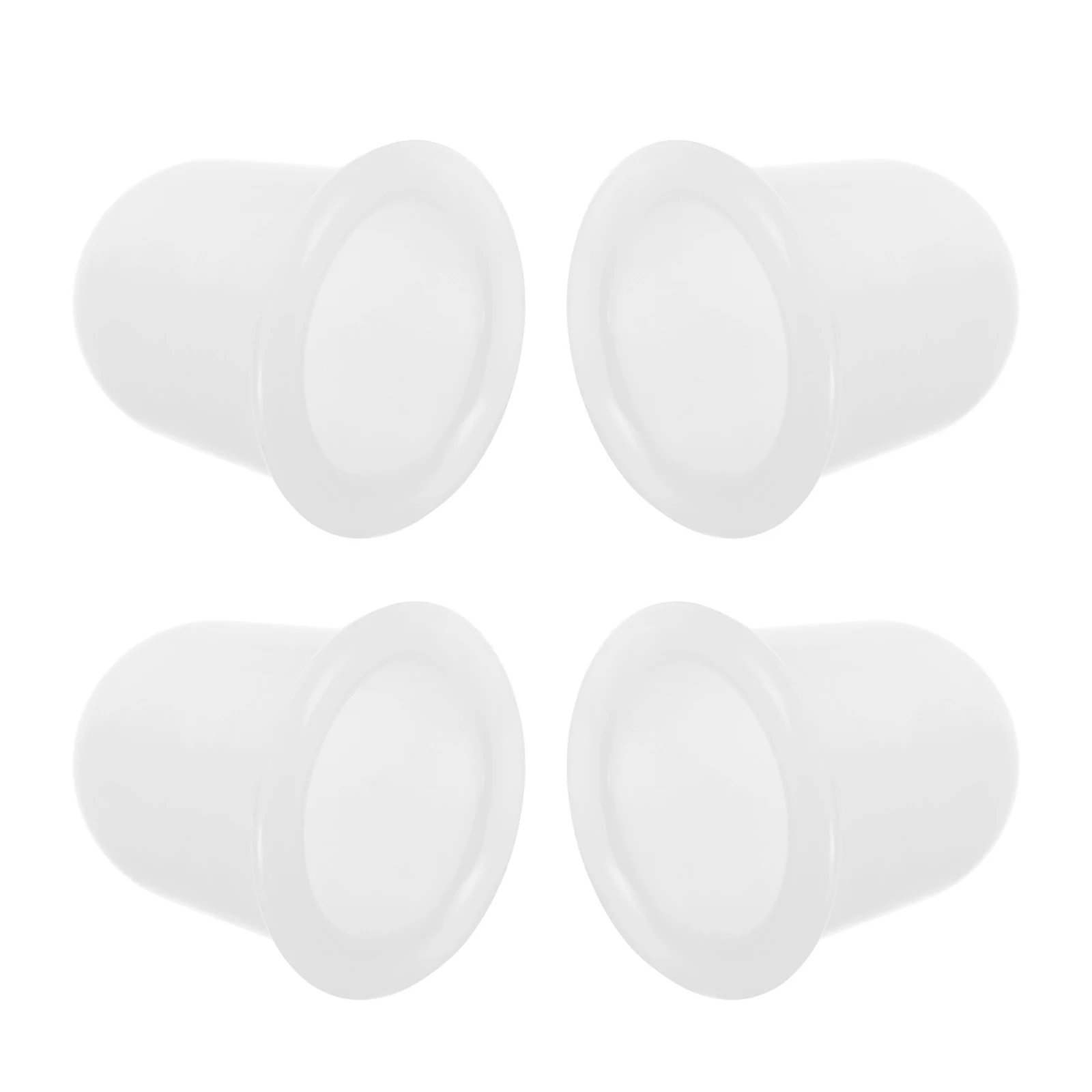 Dispositivo de ventosa de silicone, 4 unidades, ferramentas de massagem, aparelho facial, máquina de beleza, ventosas traseiras para corpo