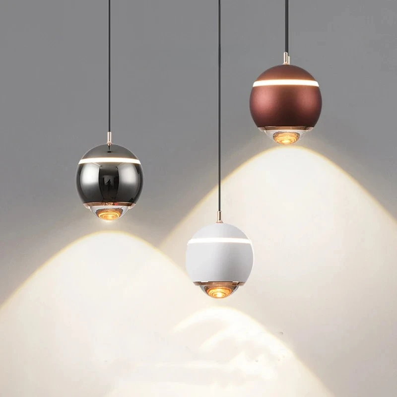 

Modern Simple Pendant Lights Personality Bedsides Indoor Decoration Bedroom Living Dining Room Bar Hotel Cafe Ceiling Chandelier