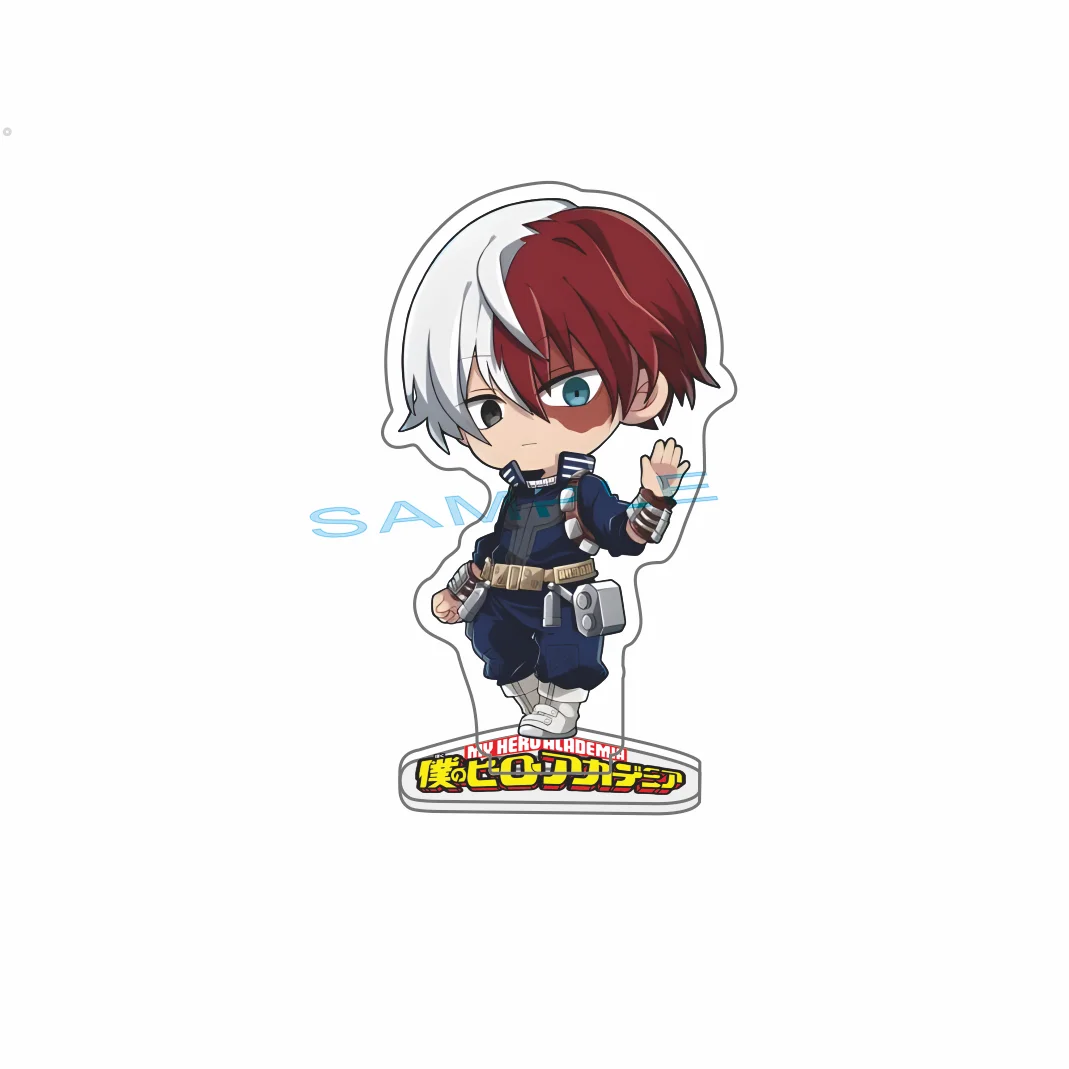 My Hero Academia MHA 10cm HC Acrylic Stand Keychain Jewelry Chibi Figure Desktop Decor Anime Collectible Pendant Gift for Fans