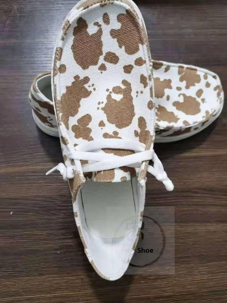 

Большая парусиновая женская повседневная легкая вага, традиционная резиновая подошва ручной работы с вышивкой на плоском каблуке, дышащий хлопок