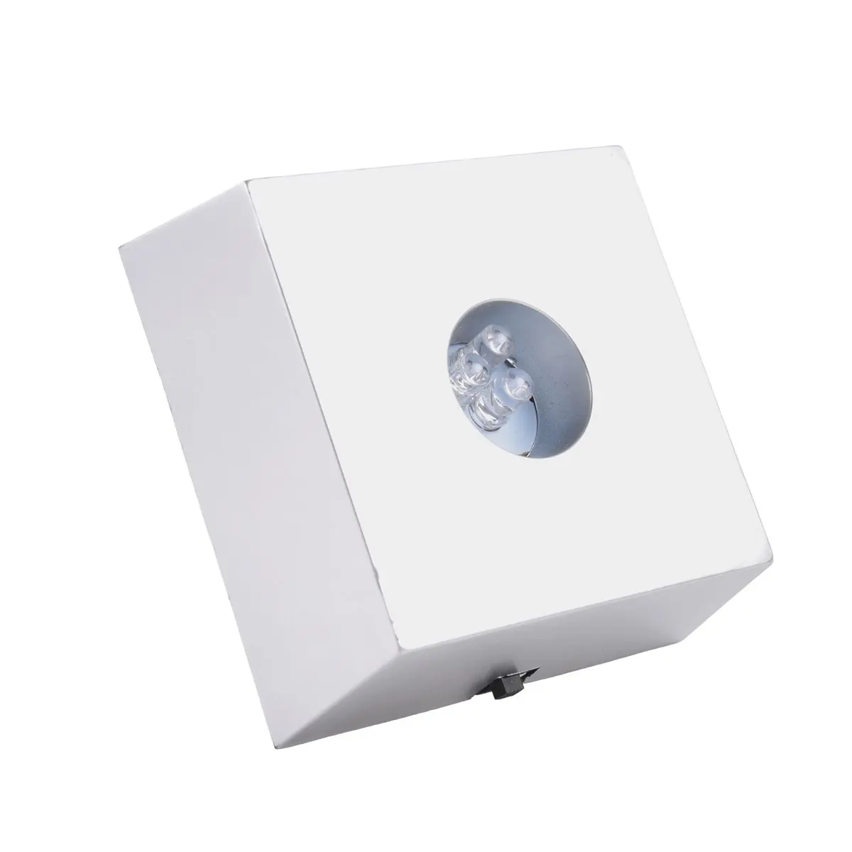 【HOT A71T】 LED Stone Display Base Colorful Changing Light Crystal Tower Light Home Decoration Figurine Display Stand