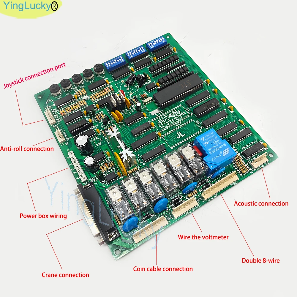 Arcade Claw Machine Motherboard DIY Toy Claw Game Board for Crane Vending Pinball Taiwan Model board for Gaming & Entertainm