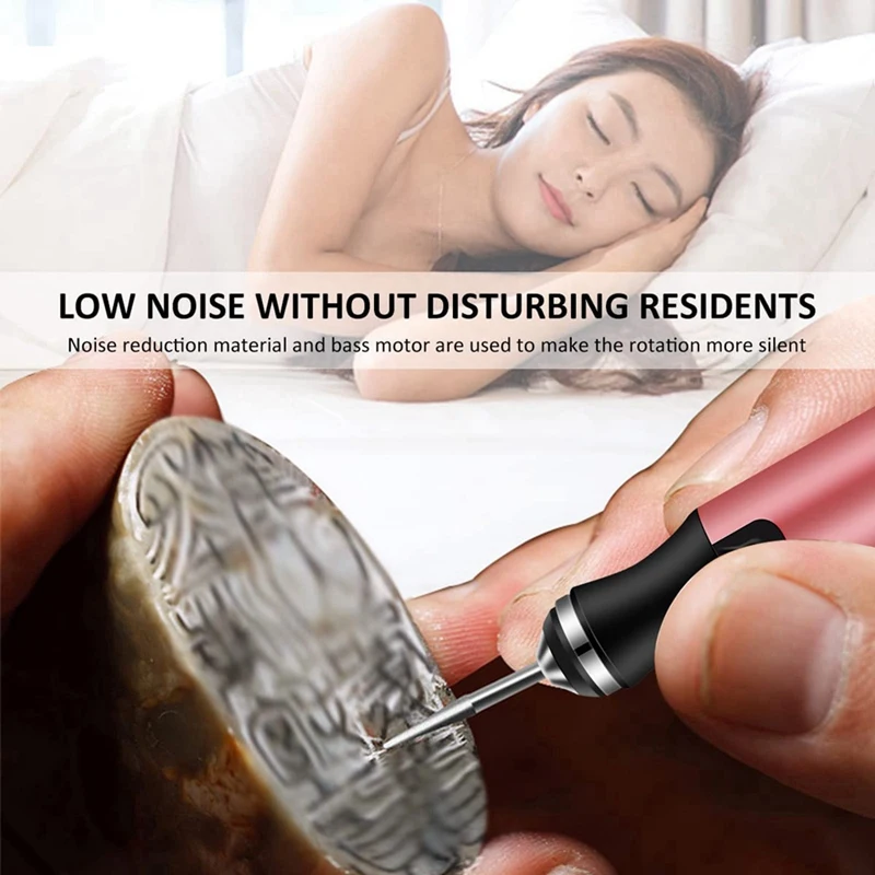 Rechargeable Electric Engraving Pen – Mini DIY Etching Tool for Glass, Wood, Stone 4