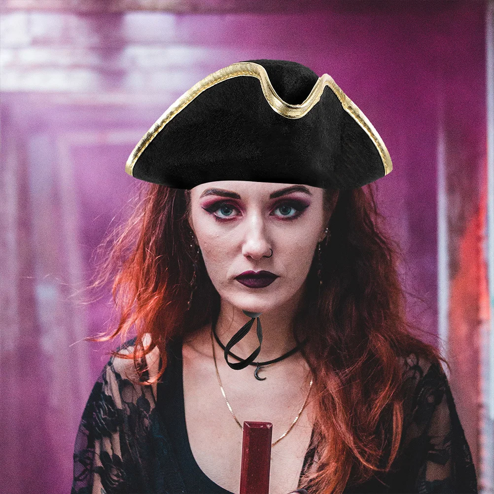 

2 шт., пиратская шляпа, костюм для косплея, кепка, разумный размер, легко надевается, снять, карнавал, Хэллоуин, вечеринка, реквизит для выступлений