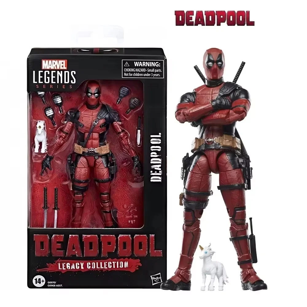 Marvel Legends Series Deadpool & Wolverine Action Figures X-Men Joint Movable Collectible Model Toy Gifts for Movie Fans view 2
