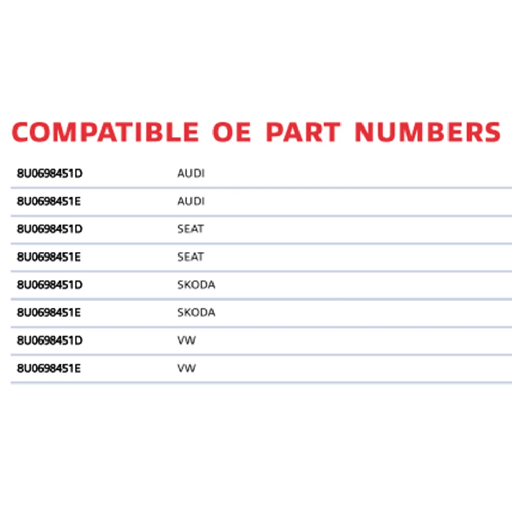 Brembo P85142N Rear Brake Pad For AUDI/VW/SEAT/SKODA Premium Ceramic Break Pads Kit 8U0698451D 8U0698451E