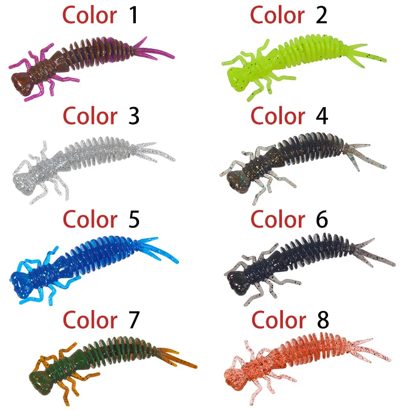 Swimbaits 55-100mm – Gusano artificial para lubina y carpa - imagen 3